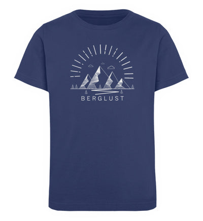 Logo - Kinder Premium Organic T-Shirt berge Navyblau