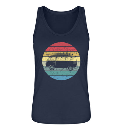 Camping Vintage - Damen Organic Tanktop camping Navyblau