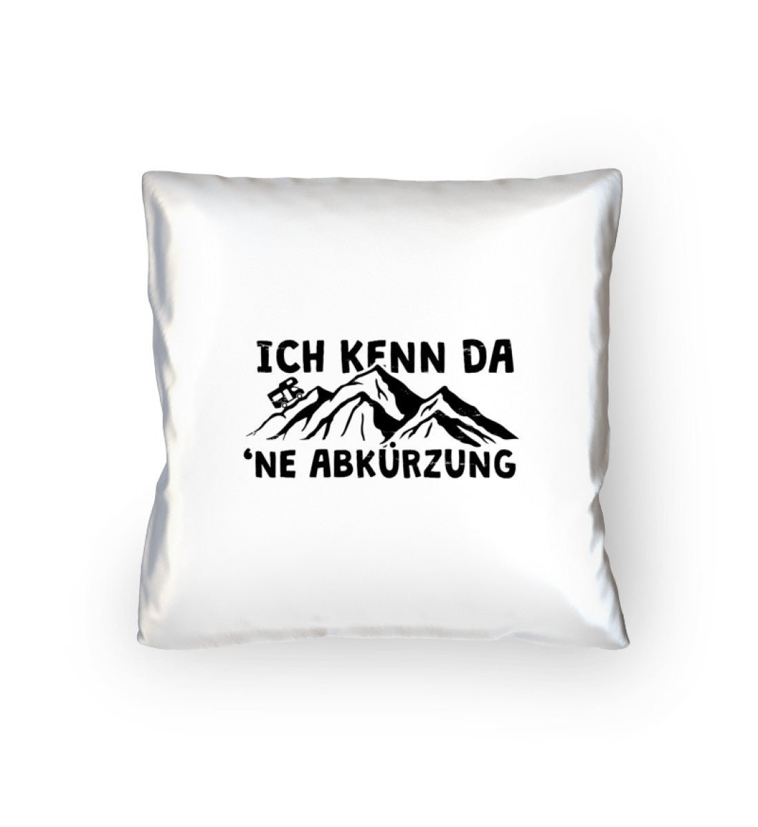 Ich kenn da ne Abkürzung - Wohnmobil - Kissen (40x40cm) camping mountainbike Default Title