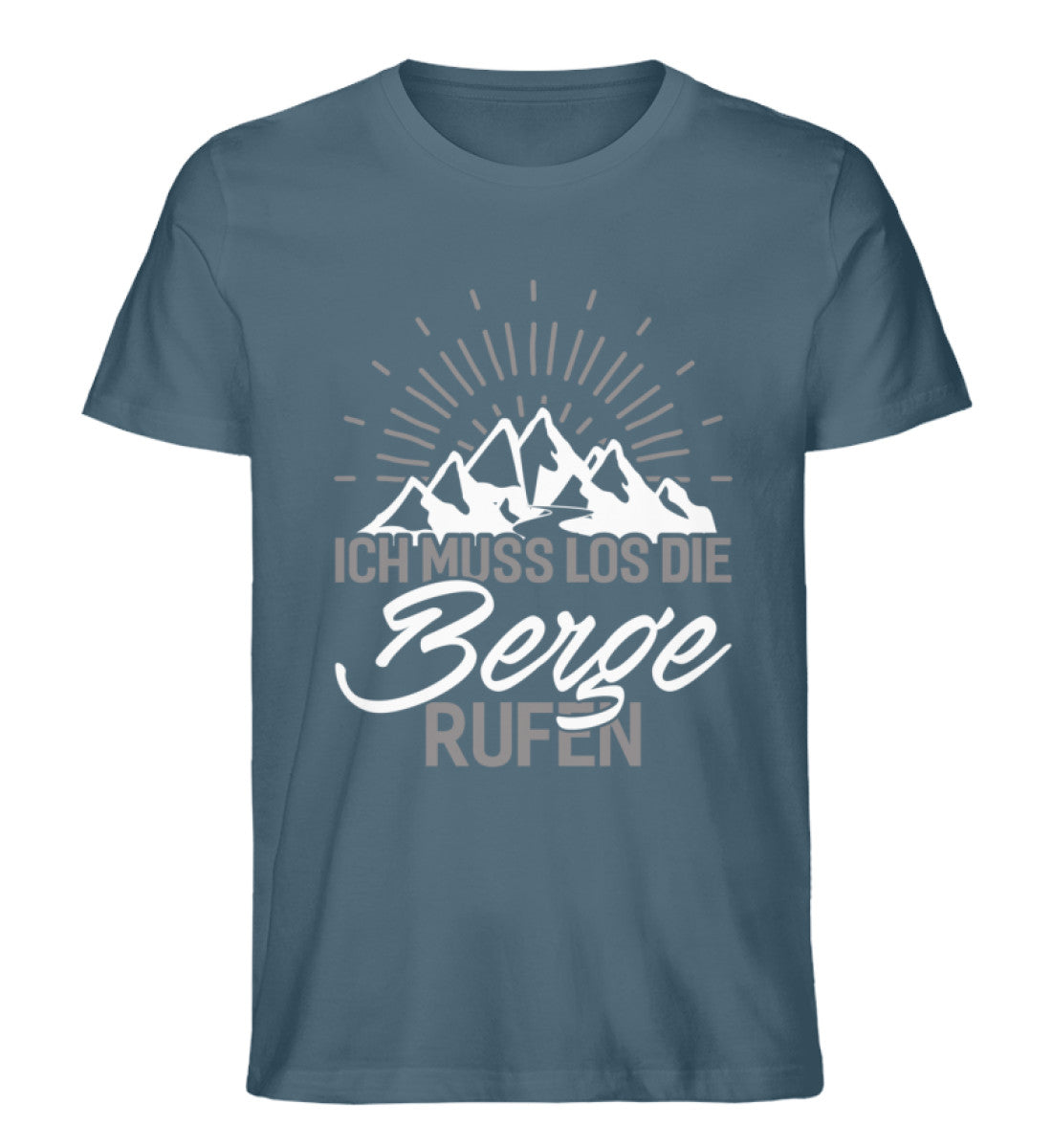 Ich muss los die Berge rufen - Herren Premium Organic T-Shirt berge wandern Stargazer