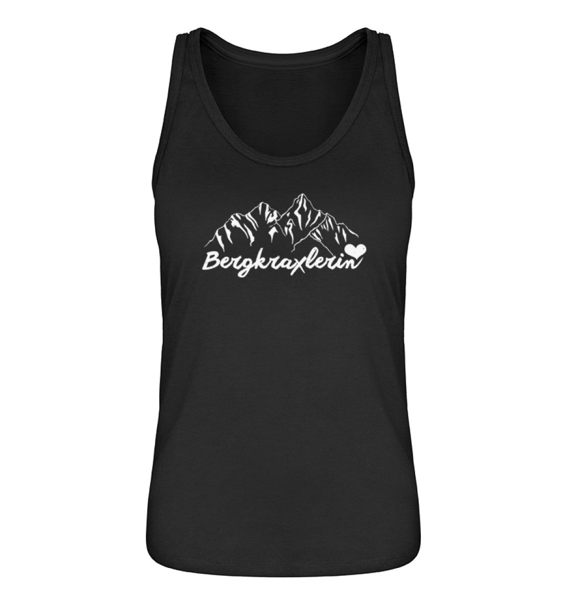 Bergkraxlerin - Damen Organic Tanktop berge wandern Schwarz