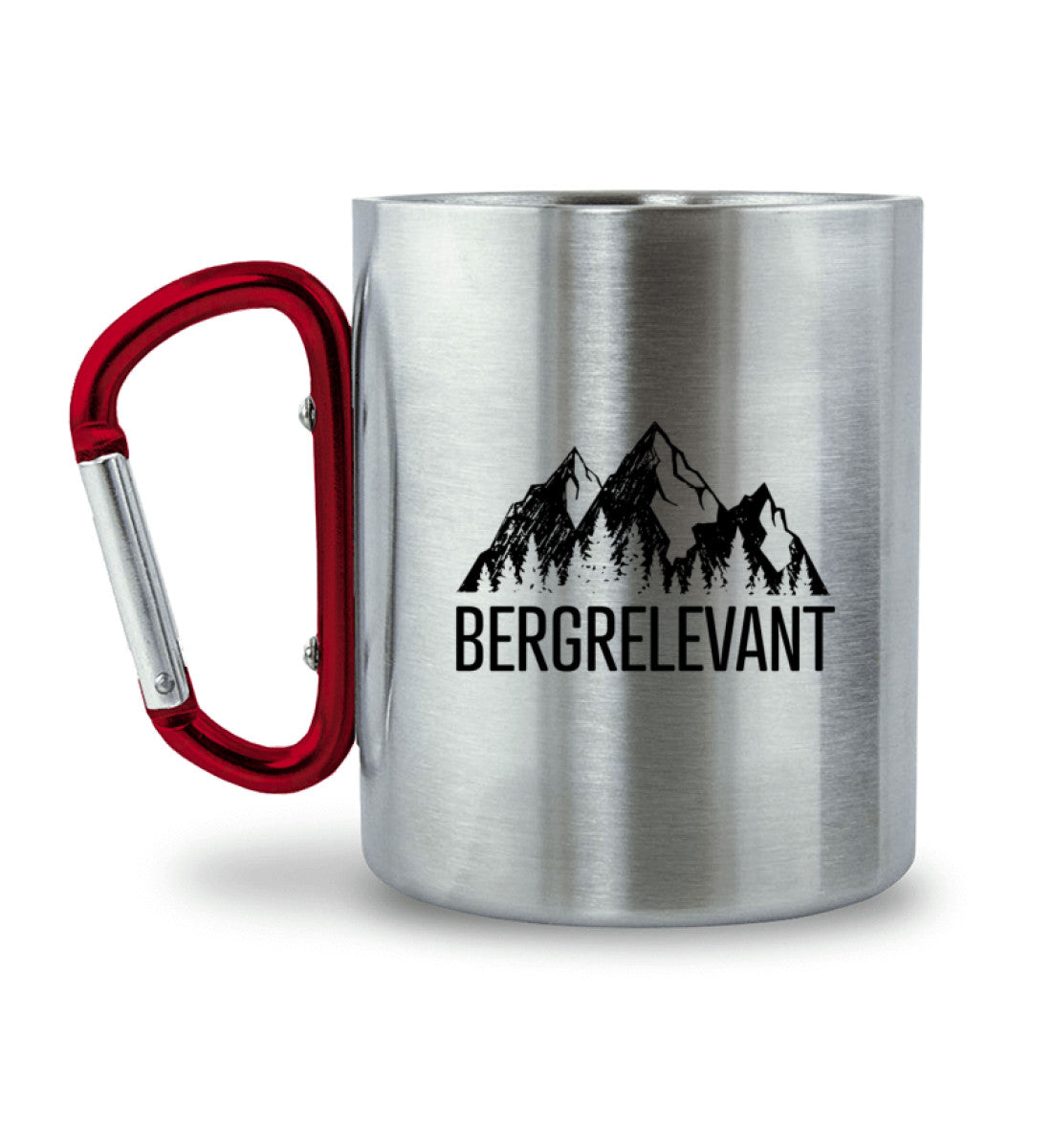 Bergrelevant - Karabiner Tasse berge