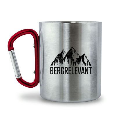 Bergrelevant - Karabiner Tasse berge