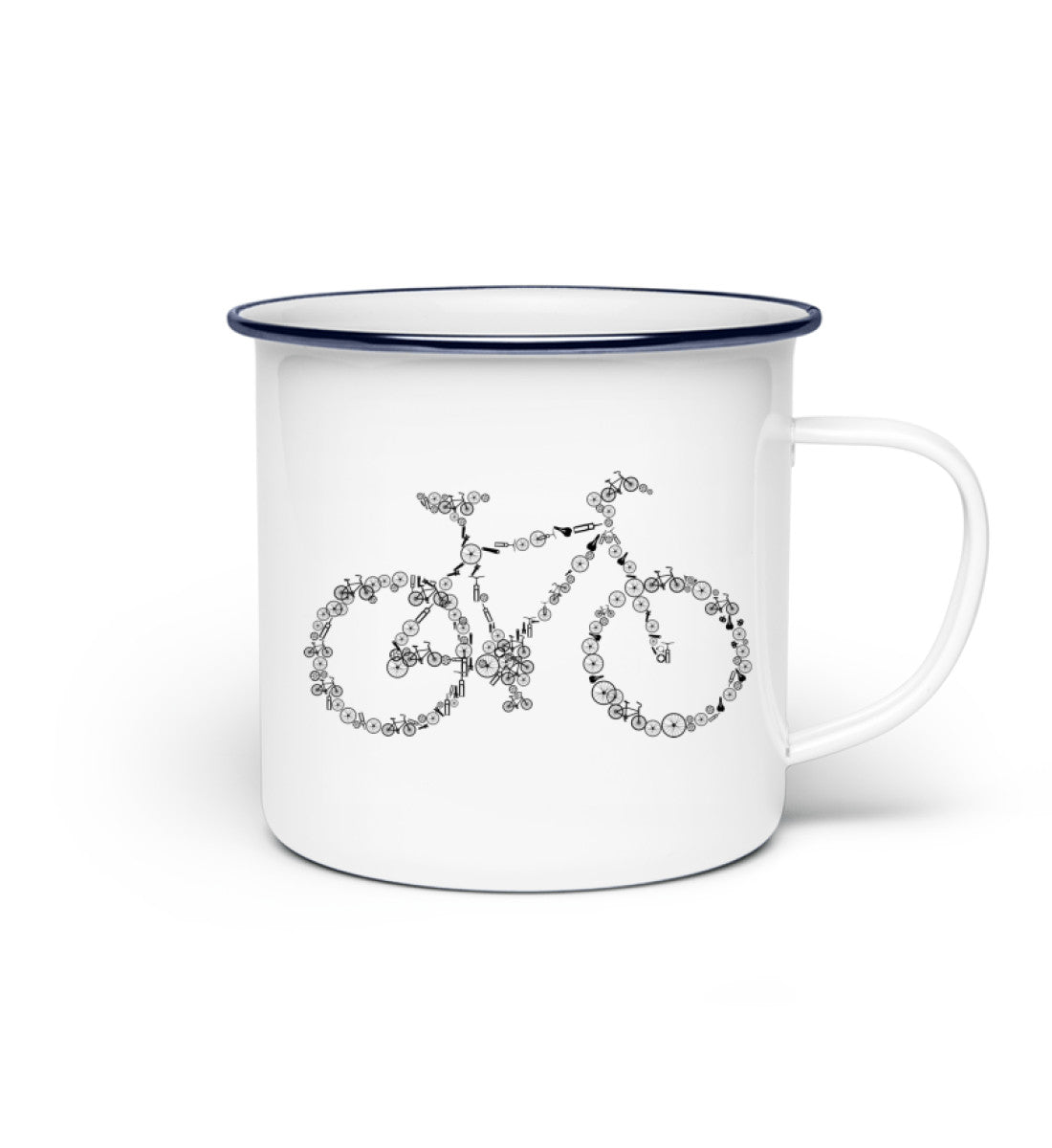 Fahrrad Kollektiv - Emaille Tasse fahrrad mountainbike