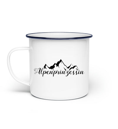 Alpenprinzessin - Emaille Tasse berge Default Title