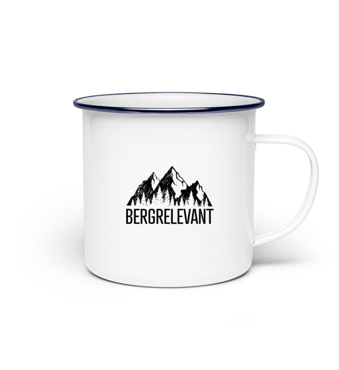 Bergrelevant - Emaille Tasse berge