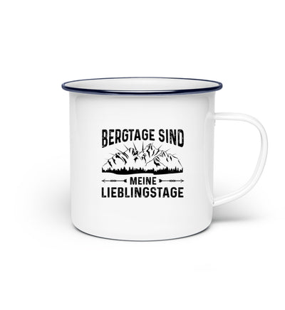 Bergtage - Lieblingstage - Emaille Tasse berge wandern