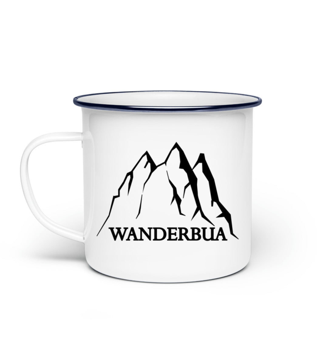 Wanderbua - Emaille Tasse wandern Default Title