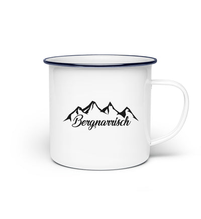 Bergnarrisch - Emaille Tasse berge wandern Default Title